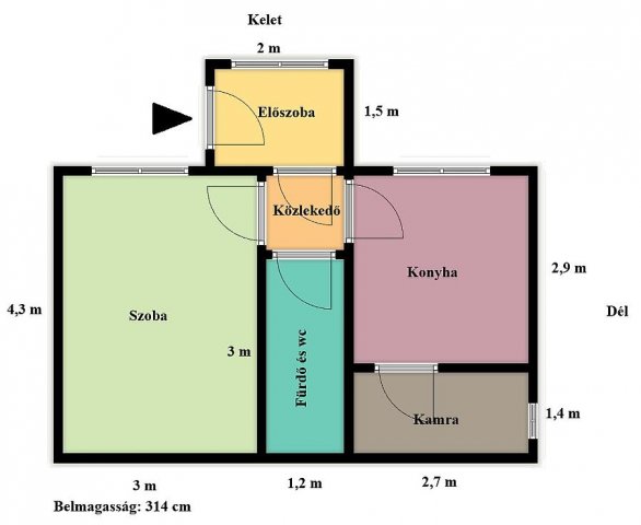 Eladó családi ház, Budapesten, IV. kerületben 50 M Ft, 1 szobás