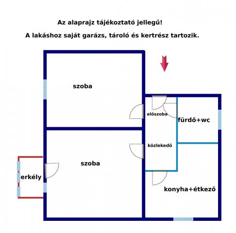 Eladó téglalakás, Budapesten, XX. kerületben 49.9 M Ft, 2 szobás