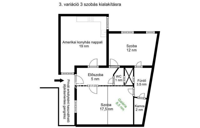 Eladó téglalakás, Budapesten, VIII. kerületben 63.99 M Ft