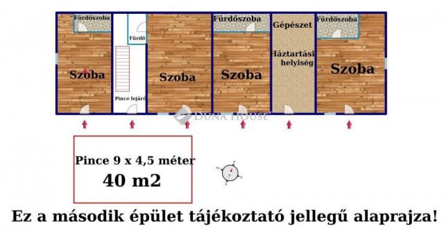 Kiadó családi ház, albérlet, Vecsésen 4500 E Ft / hó
