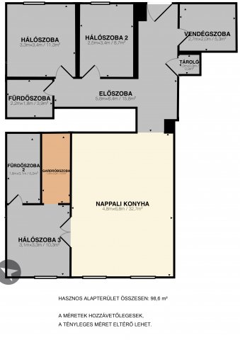 Eladó családi ház, Szentendrén 63.9 M Ft, 4+2 szobás