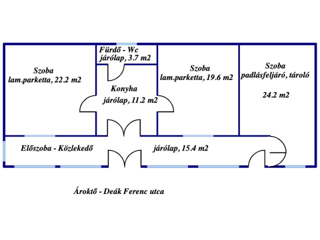 Eladó családi ház, Ároktőn 10.9 M Ft, 3 szobás