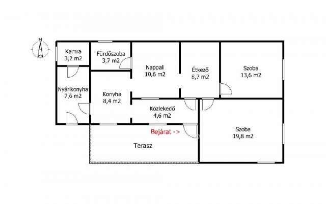Eladó családi ház, Harsányban 27.2 M Ft, 2 szobás