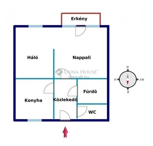 Eladó téglalakás, Kecskeméten 28.5 M Ft, 1 szobás