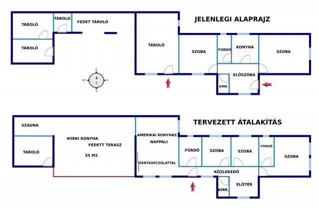 Eladó családi ház, Kékkúton 54 M Ft, 3 szobás