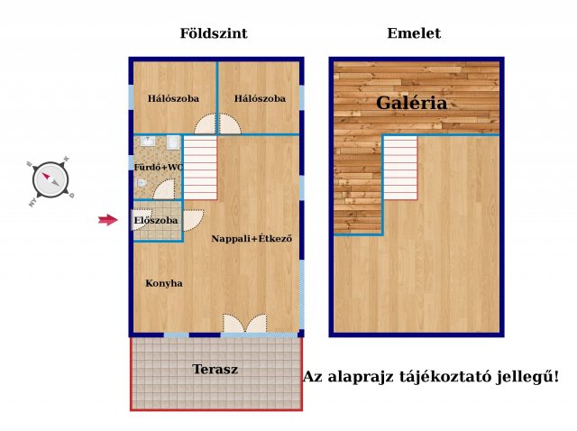Eladó ikerház, Balatonrendesen 89.9 M Ft, 3 szobás