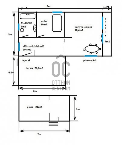 Eladó családi ház, Biatorbágyon 38.9 M Ft, 2 szobás