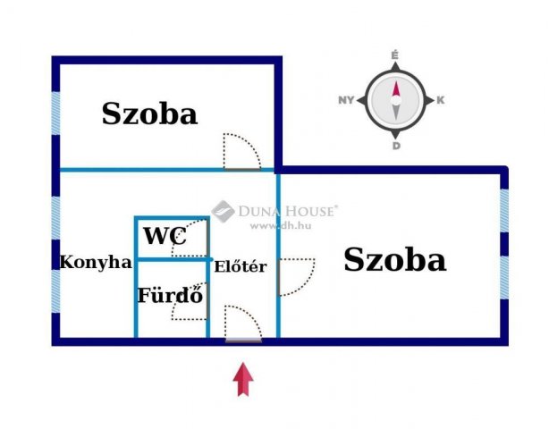 Eladó panellakás, Kiskunfélegyházán 23.4 M Ft, 2 szobás