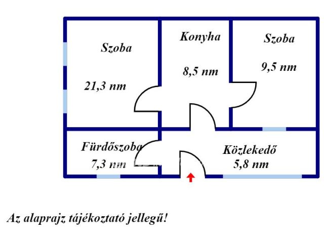 Eladó családi ház, Jászjákóhalmán 19.5 M Ft, 1+1 szobás