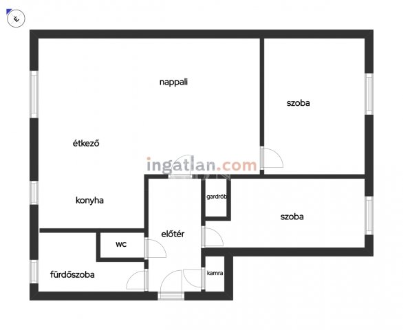 Eladó téglalakás, Szombathelyen 43 M Ft, 3 szobás