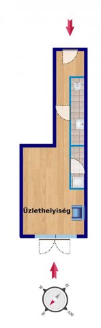 Kiadó üzlethelyiség, Budapesten, VI. kerületben 350 E Ft / hó