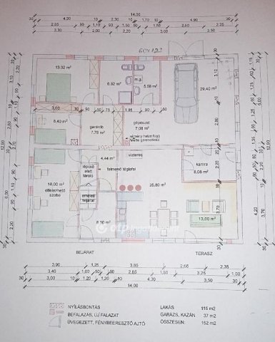 Eladó családi ház, Csehbányán 91 M Ft, 4 szobás
