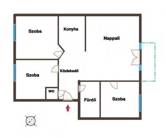 Eladó téglalakás, Székesfehérvárott 58 M Ft, 2+2 szobás