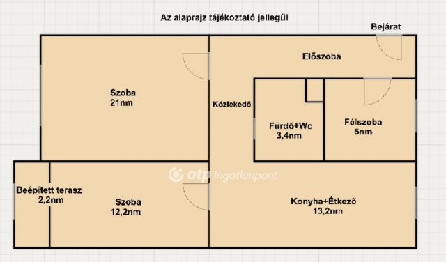 Eladó panellakás, Budapesten, X. kerületben 59.5 M Ft, 2+1 szobás