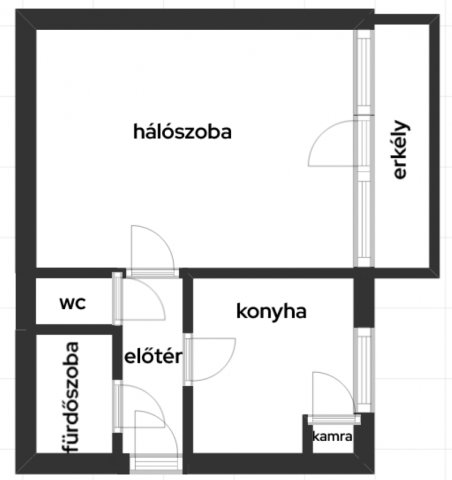 Eladó panellakás, Nagykanizsán 22.99 M Ft, 1 szobás