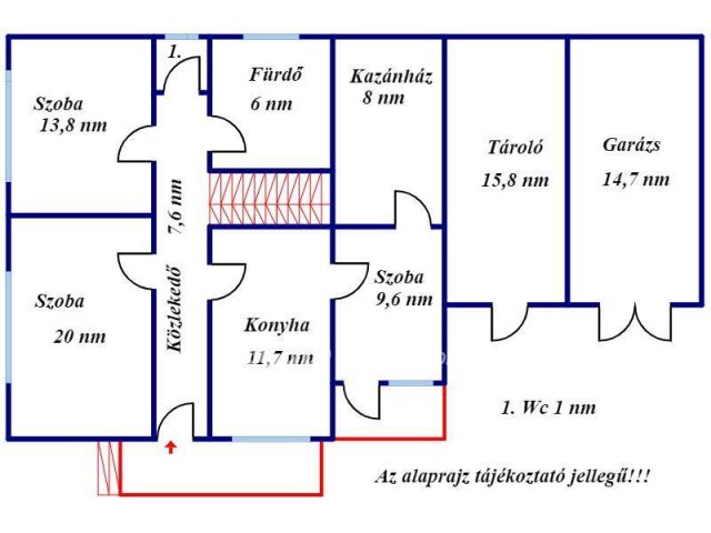 Eladó családi ház, Túrkevén 19.8 M Ft, 3+2 szobás