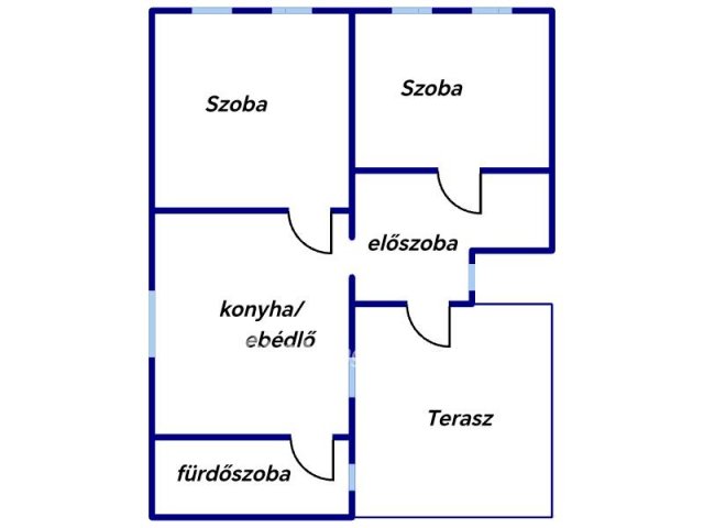 Eladó családi ház, Egerfarmoson 21 M Ft, 2 szobás