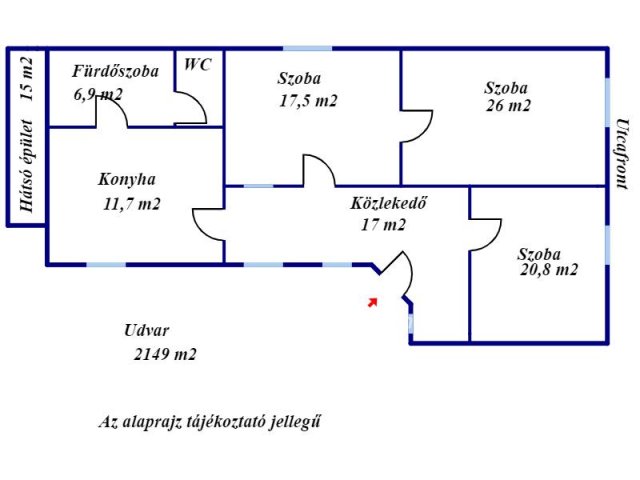 Eladó családi ház, Nagybánhegyesen 6.3 M Ft, 3 szobás