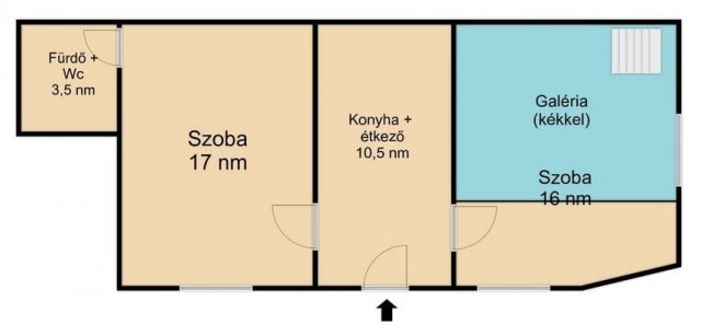 Eladó téglalakás, Budapesten, VIII. kerületben 52.5 M Ft
