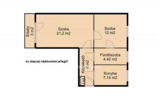 Eladó téglalakás, Gyulán 21.9 M Ft, 2 szobás