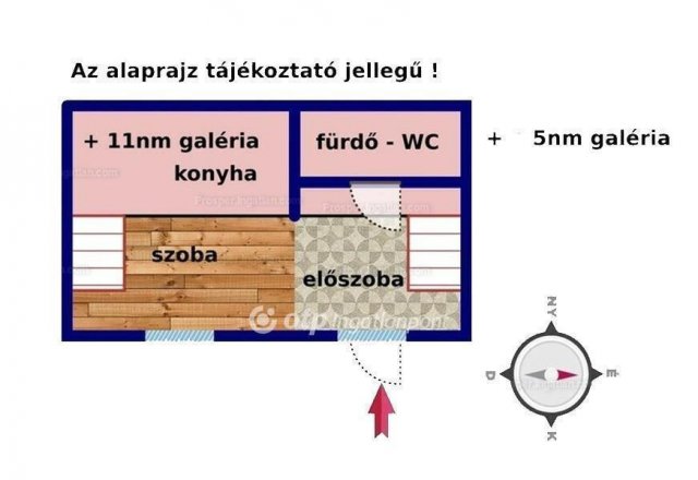 Eladó téglalakás, Budapesten, VIII. kerületben 44.9 M Ft