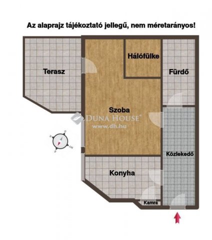 Eladó téglalakás, Budapesten, IV. kerületben 48.6 M Ft, 1 szobás