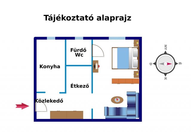 Kiadó téglalakás, albérlet, Budapesten, VI. kerületben