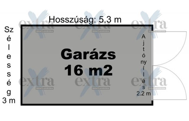 Kiadó garázs, Szegeden 25 E Ft / hó / költözzbe.hu