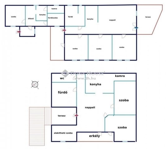 Eladó családi ház, Mendén 89.9 M Ft, 8 szobás