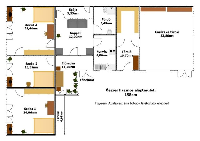 Eladó családi ház, Polgáron 21.99 M Ft, 3 szobás