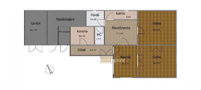 Eladó családi ház, Makádon 33 M Ft, 3 szobás