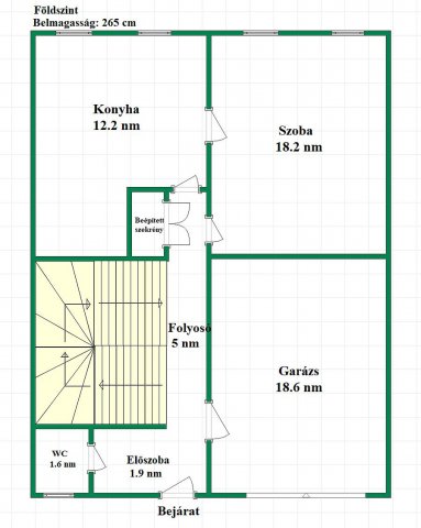 Eladó sorház, Vácon 135 M Ft, 5 szobás / költözzbe.hu