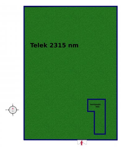 Eladó telek, Vasadon 32 M Ft / költözzbe.hu