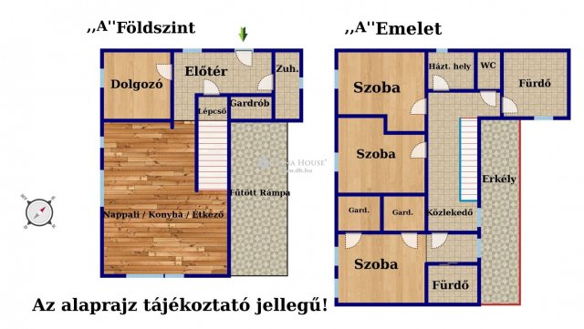 Eladó ikerház, Budapesten, XVIII. kerületben 193 M Ft, 5 szobás