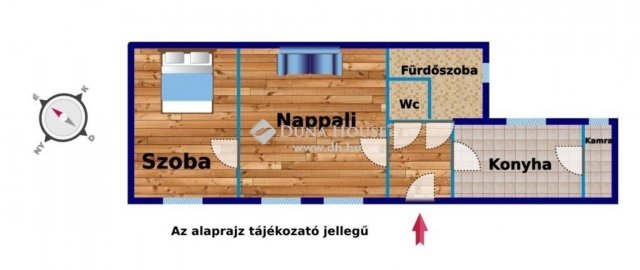 Eladó téglalakás, Budapesten, VI. kerületben 64.9 M Ft, 2 szobás