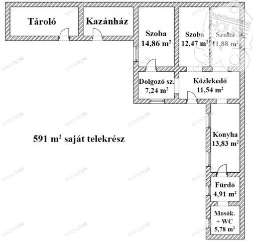 Eladó családi ház, Kiskunfélegyházán 15.9 M Ft, 3 szobás