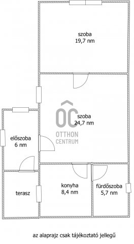 Eladó családi ház, Domaházán 4 M Ft, 2 szobás