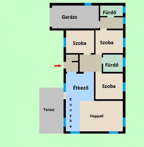 Eladó családi ház, Pomázon 112.9 M Ft, 4 szobás
