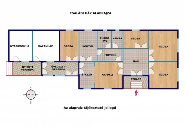 Eladó családi ház, Tótszerdahelyen 19.8 M Ft, 5 szobás