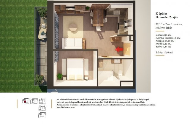 Eladó téglalakás, Szigetszentmiklóson 44.9 M Ft, 2 szobás