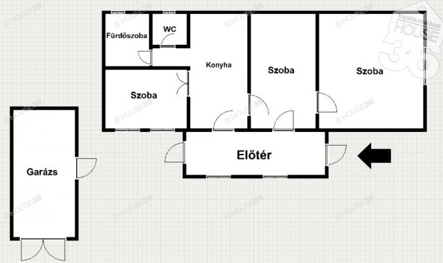 Eladó családi ház, Nagykőrösön 11.9 M Ft, 3 szobás