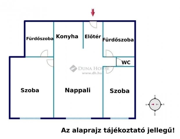 Eladó téglalakás, Budapesten, IV. kerületben 105 M Ft, 3 szobás