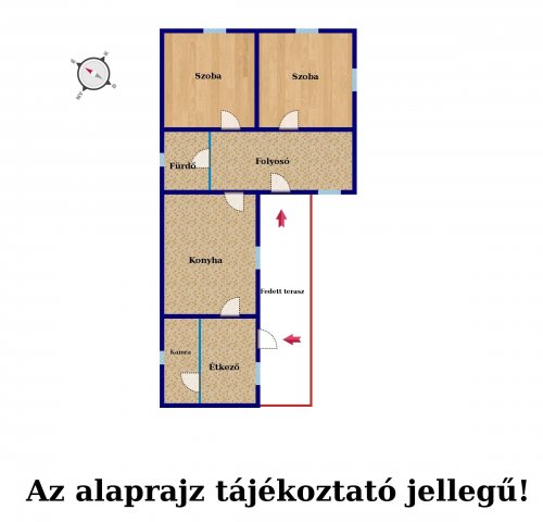 Eladó családi ház, Tápiószecsőn 33 M Ft, 2 szobás