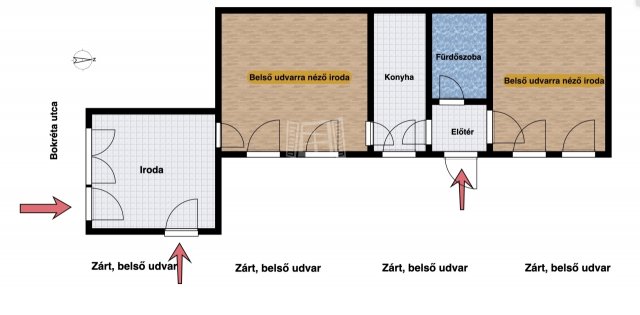 Eladó téglalakás, Budapesten, IX. kerületben 69.9 M Ft, 3 szobás