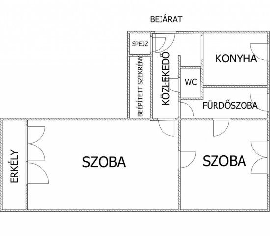 Eladó panellakás, Egerben 28.9 M Ft, 2 szobás