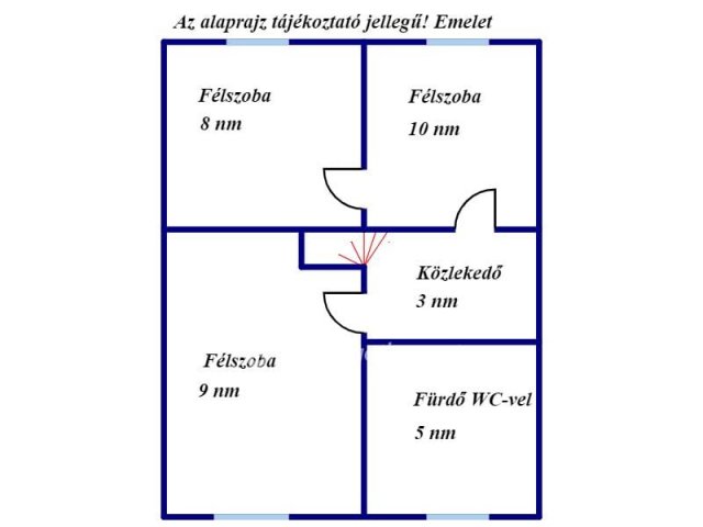 Eladó téglalakás, Jászberényben 38.5 M Ft, 1+3 szobás