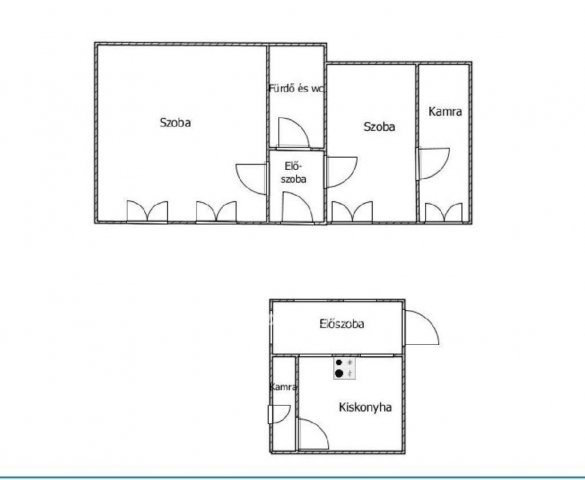 Eladó téglalakás, Mezőhegyesen 7.8 M Ft, 2 szobás