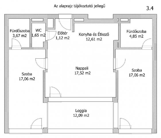 Eladó téglalakás Keszthely