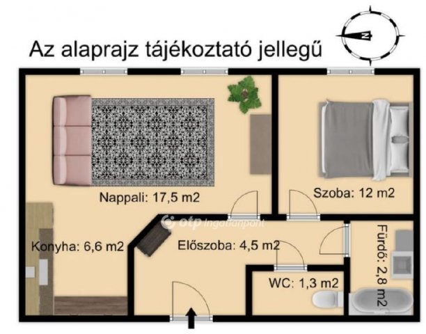 Eladó téglalakás, Budapesten, VIII. kerületben 88.9 M Ft
