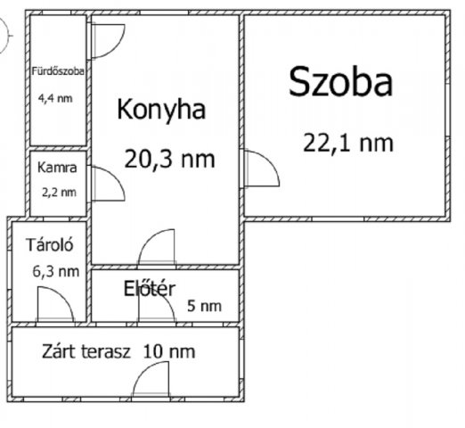 Eladó családi ház, Nemesszalókon 12.9 M Ft, 1 szobás
